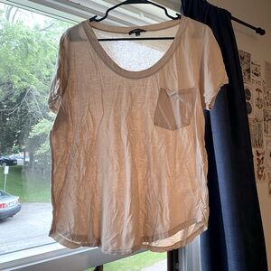 tan/beige women’s shirt